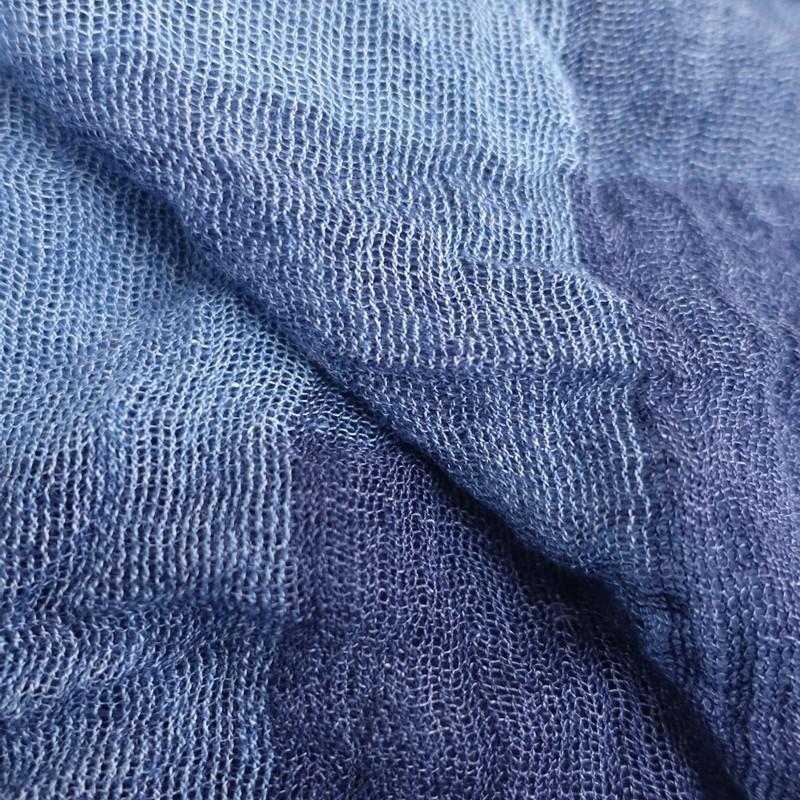 ダニエラグレジス DANIELA GREGIS *リネンチェックストール*ショール