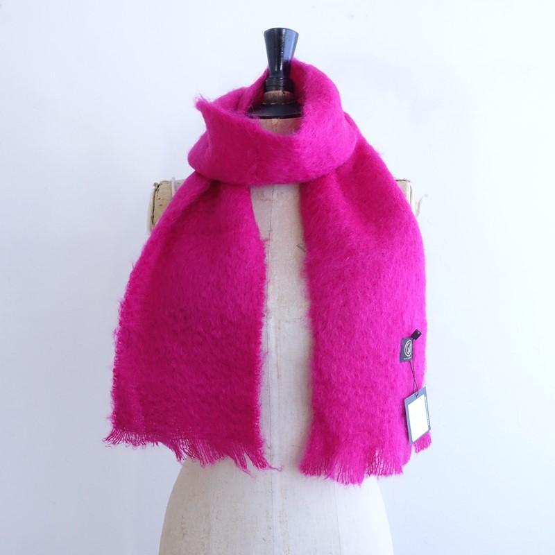 MANTAS EZCARAY（マンタスエスカライ） *モヘアマフラー*ニット濃