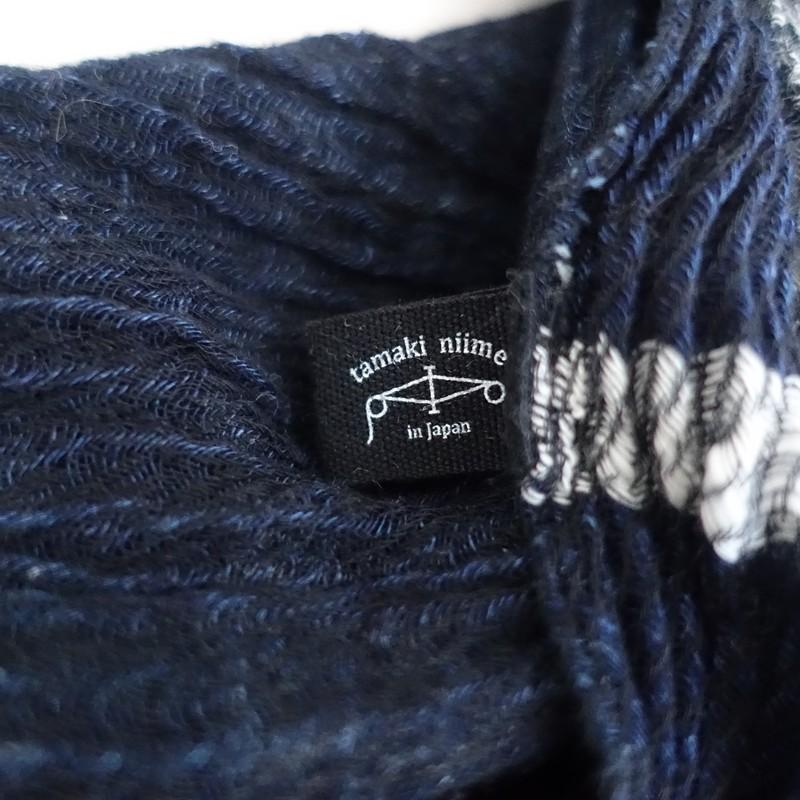 tamaki niime タマキニイメ *roots shawl Big ストール*大判綿玉木新雌