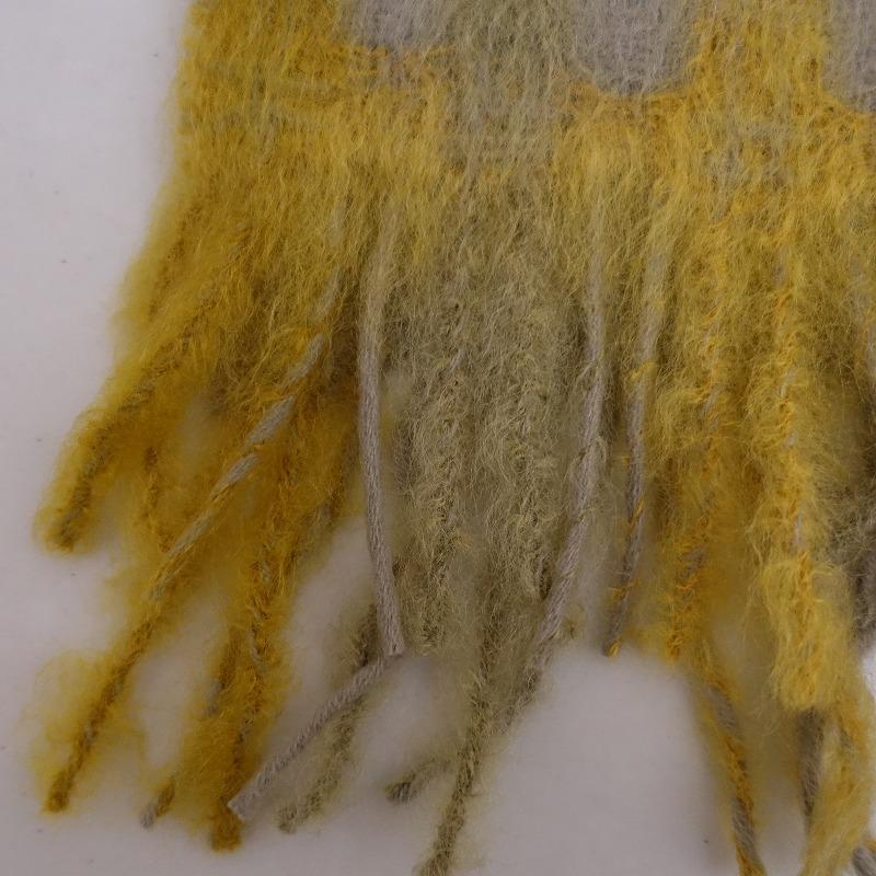 MANTAS EZCARAY マンタスエスカライ モヘア フリンジ マフラー MANTAS EZCARAY/マンタスエスカライ/TIE-DYE/タイダイ モヘアマフラー