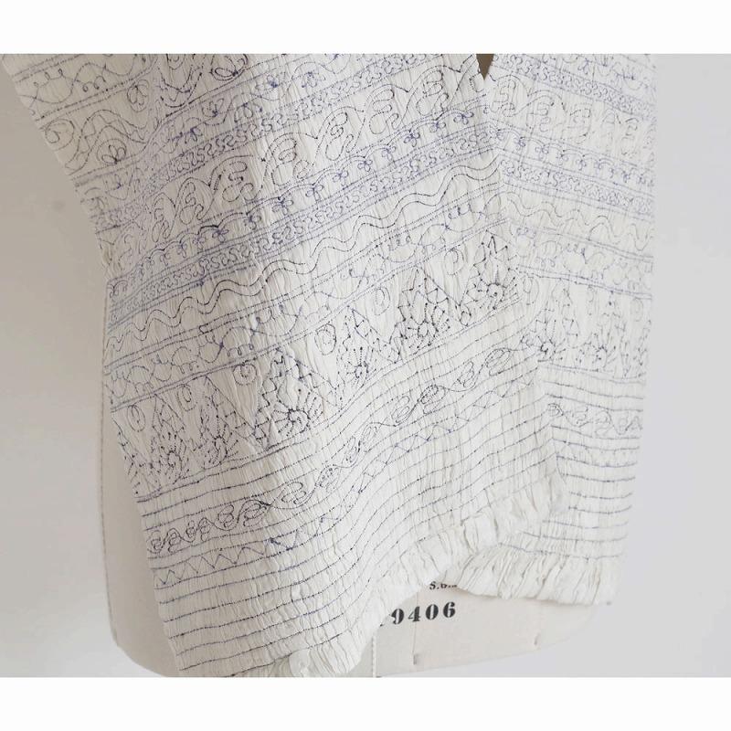 【美品】makutextilesマクテキスタイルズ　ストール 新品】 マクテキスタイルズ maku textiles FEROZAH EM ミシン