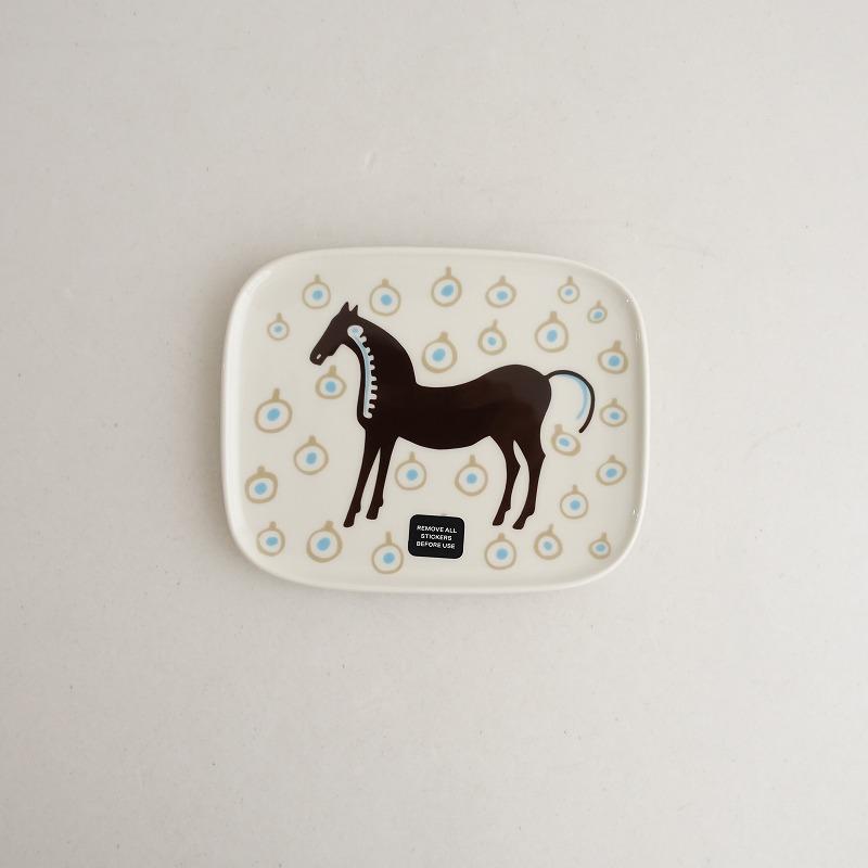 マリメッコ marimekko *MUSTA TAMMA ムスタ タンマ スクエアプレート