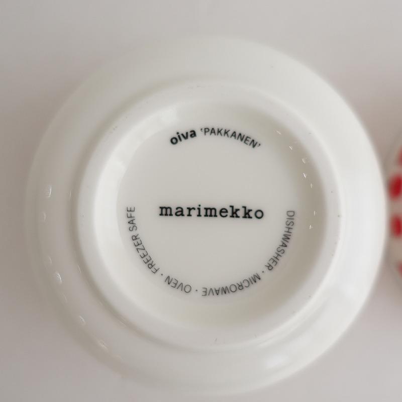 北欧】マリメッコ marimekko *PAKKANEN ボウル 10cm 2点セット 北欧】マリメッコ marimekko *PAKKANEN ボウル 10cm 2点セット