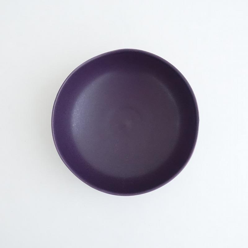 吉村和美 *ボウル 17cm*食器うつわ紫キッチン作家【陶器】(wa23-2503