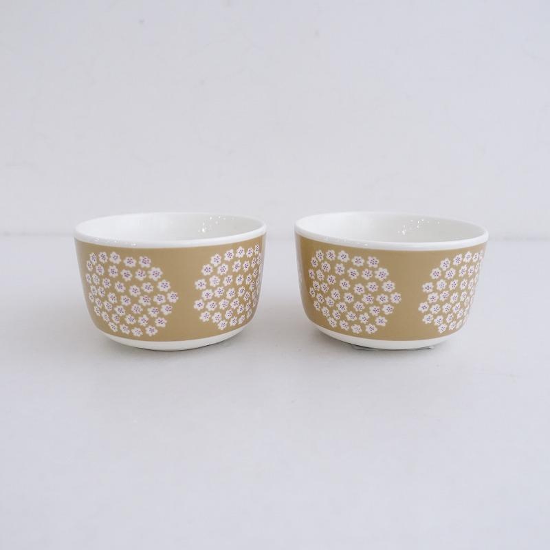 marimekko puketti サンドベージュ食器5点セット marimekko