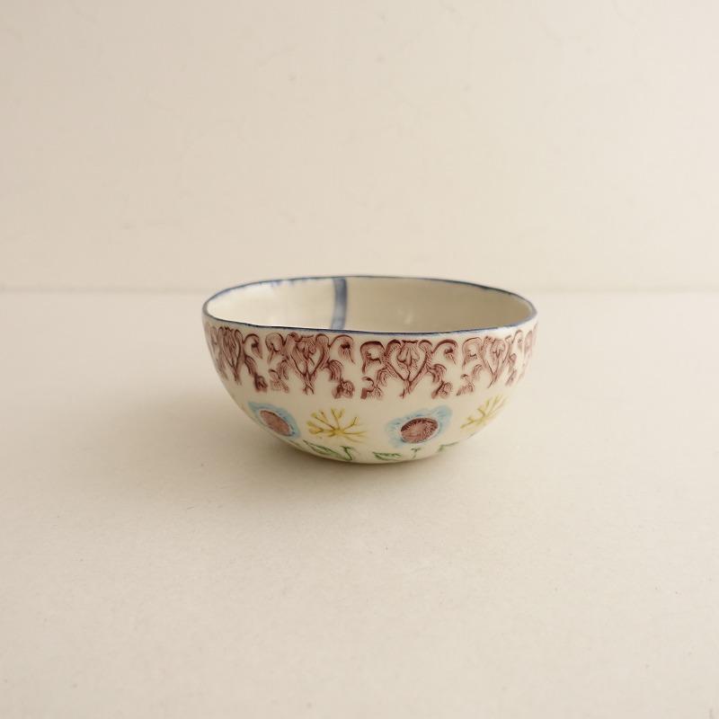 つちやまりさん ボウル つちやまり *ボウル15cm*食器うつわキッチン作家【陶器】(wa23-2504-74