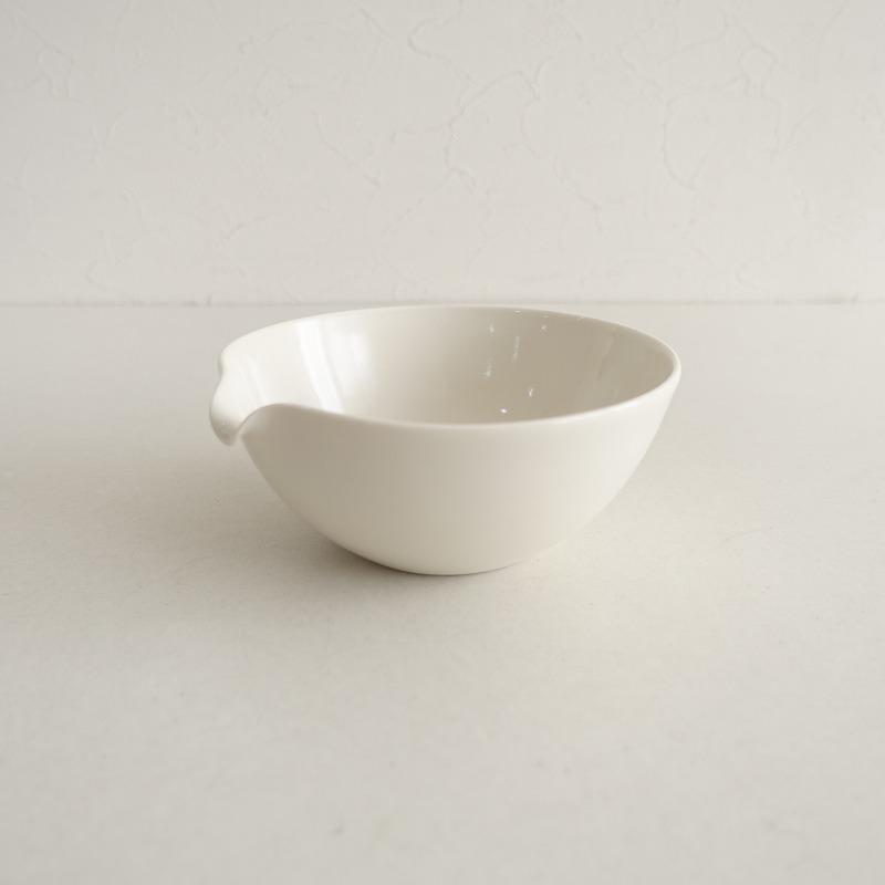 美品】中田雅巳 *片口ボウル M*食器キッチンうつわ器作家ホワイト
