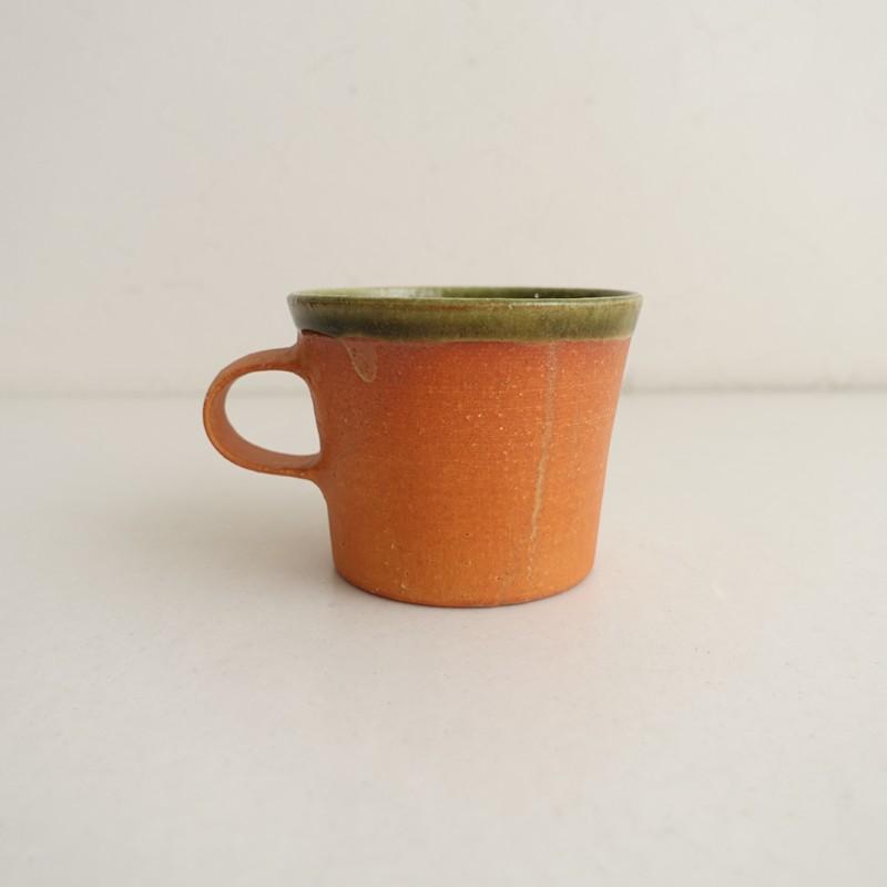 長谷川正治 *オレンジカップ*食器コップキッチン作家【陶器】(wa23