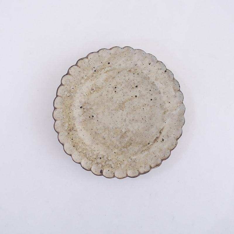 村上直子 *moegi 小菊プレート 中*食器お皿キッチン作家【陶器】信楽焼