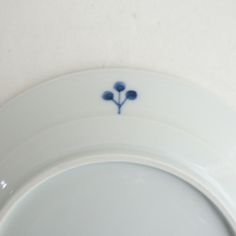 新品・未使用】長峰菜穂子 絵皿 花柄 ケーキプレート ブラウン 新品
