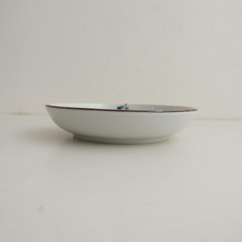 美品】米満麻子 *色絵 レモンの木 23cm*食器お皿キッチン作家プレート