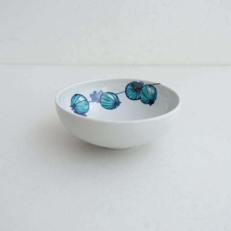 作家作品和食器陶器皿未使用 未使用】徳永遊心 *色絵 すぐりの実*食器キッチン器うつわ作家【陶器
