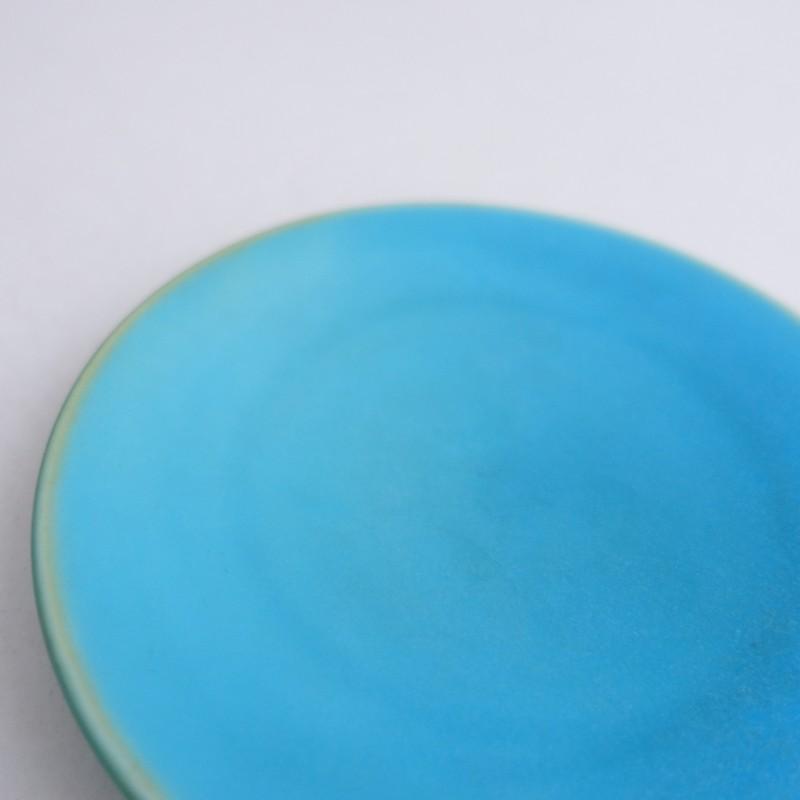 青木良太 RYOTA AOKI POTTERY *ボナペティプレート スターブルー 15cm