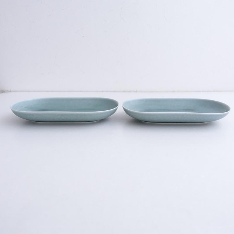 イイホシユミコ ReIRABO oval plate M 4枚 yumiko iihoshi porcelain