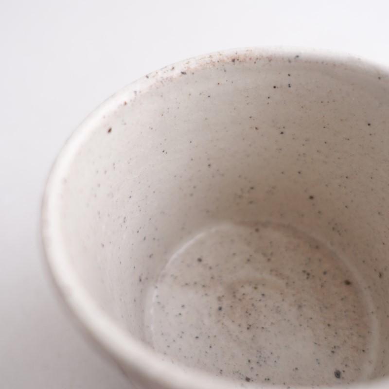 未使用】山田雅子 *しのぎマグカップA*食器コップキッチン作家鎬【陶器