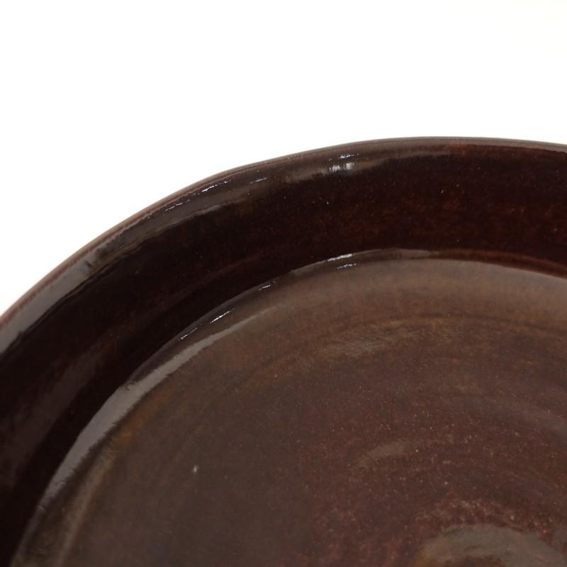 一柳京子 *耐熱の器*食器キッチンうつわ器作家ブラウン【陶器】(wa23