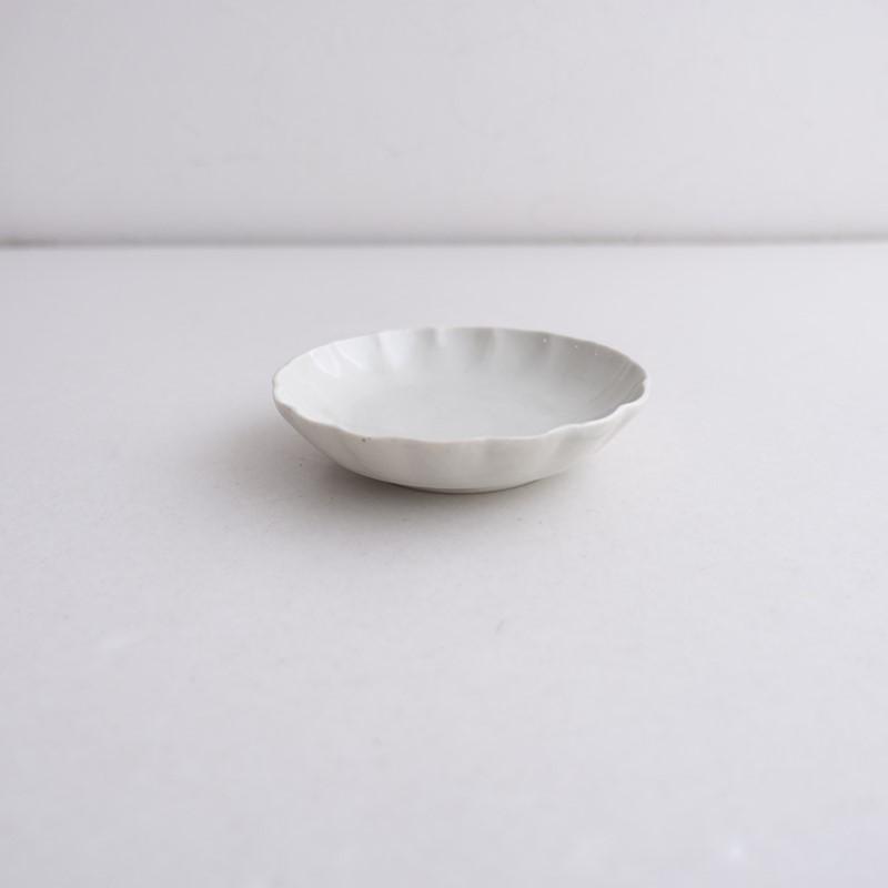 角田淳 *花皿 12cm*食器お皿キッチン作家【陶器】(wa23-2602-23
