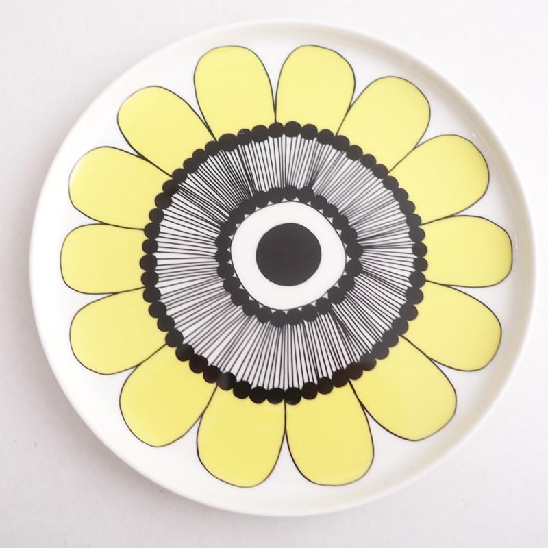 北欧】マリメッコ marimekko *KESTIT ケスティト プレート 20cm レモン