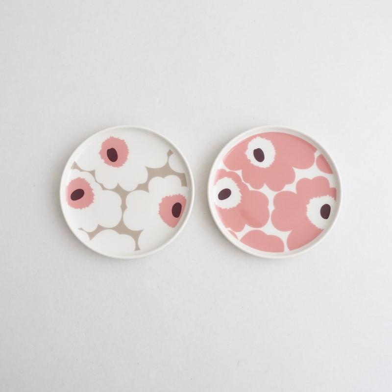 北欧】マリメッコ marimekko *Unikko ウニッコ プレート 13cm 2枚