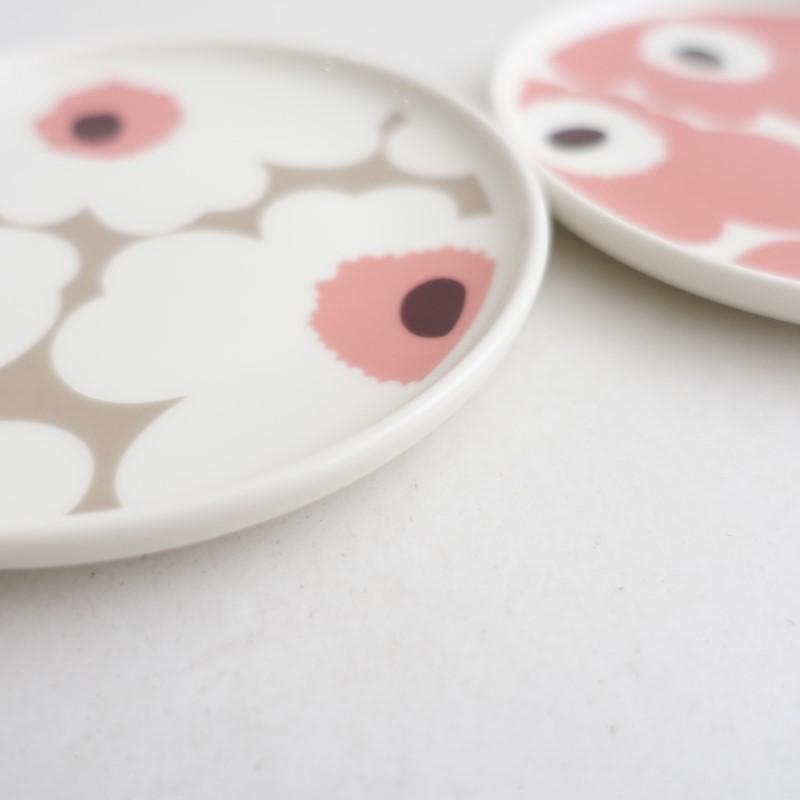 北欧】マリメッコ marimekko *Unikko ウニッコ プレート 13cm 2枚