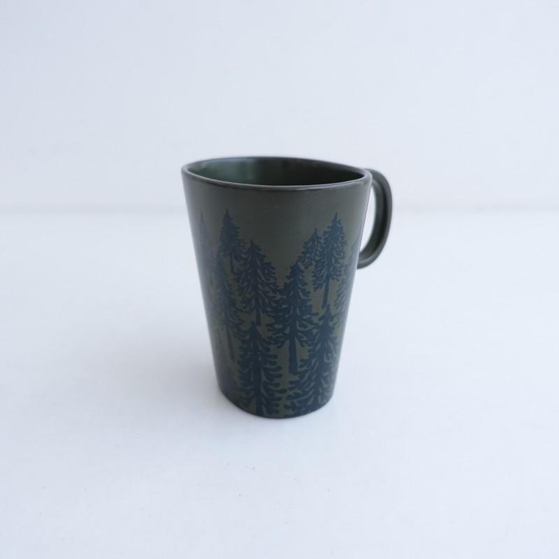 mina perhonen（ミナペルホネン） *nolla metsa マグカップ グリーン