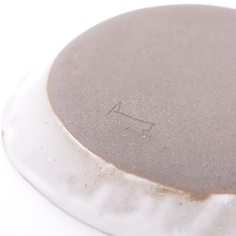 フじイまさよ *楕円プレート*グレージュ食器うつわ作家皿【陶器】Fujii