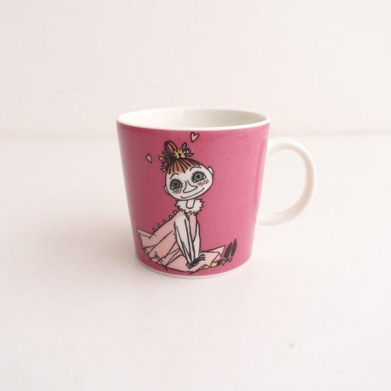 アラビア ARABIA *MOOMIN MUG ムーミンマグ ミムラ*コップ食器紫ピンク