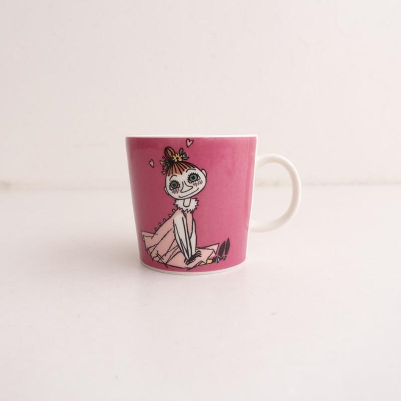 アラビア ARABIA *MOOMIN MUG ムーミンマグ ミムラ*コップ食器紫ピンク