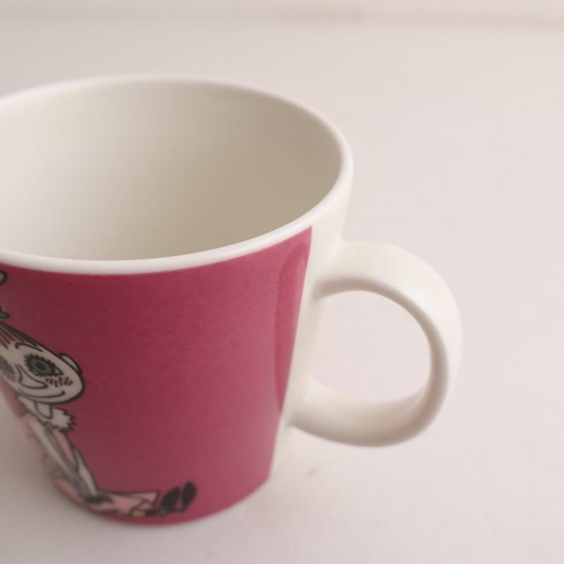 アラビア ARABIA *MOOMIN MUG ムーミンマグ ミムラ*コップ食器紫ピンク