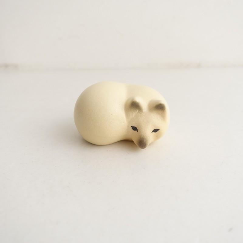 北欧】美品/リサラーソン Lisa Larson *Mini Skansen 雪の中の