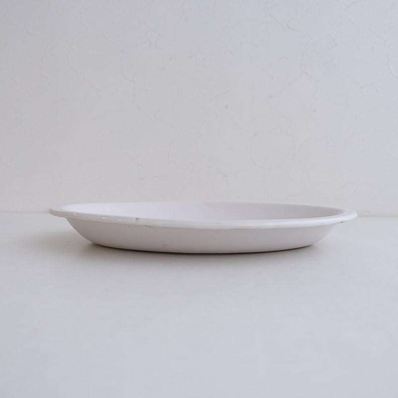 フランスアンティーク】 *Moustiers ムスティエ オーバルプレート 32cm