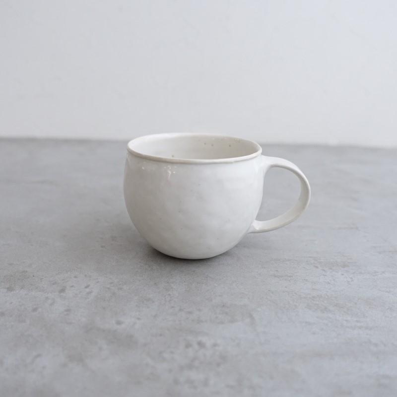 未使用】田中直純 *マグカップ*コップ白食器【陶器】(wa5-2601-52