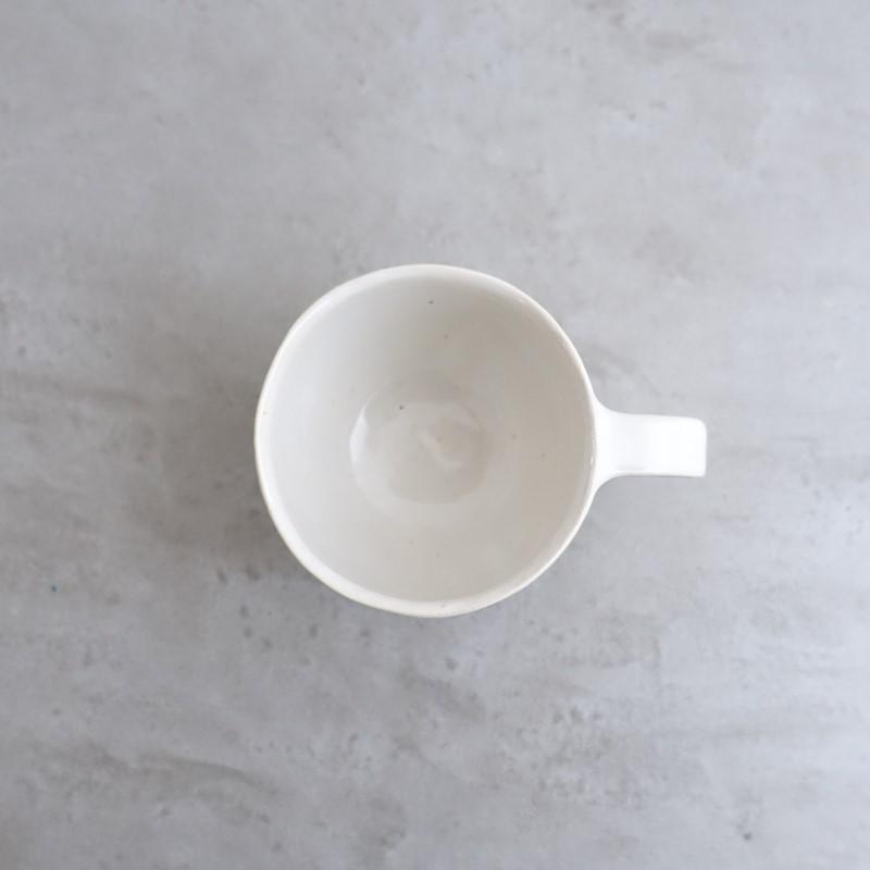 未使用】田中直純 *マグカップ*コップ白食器【陶器】(wa5-2601-52