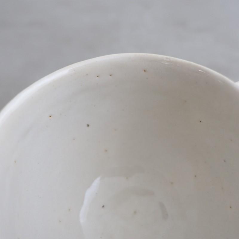 田中直純　手付片口　２個セット 茶器　新品未使用　片口 未使用】田中直純 *マグカップ*コップ白食器【陶器】(wa5-2601-52