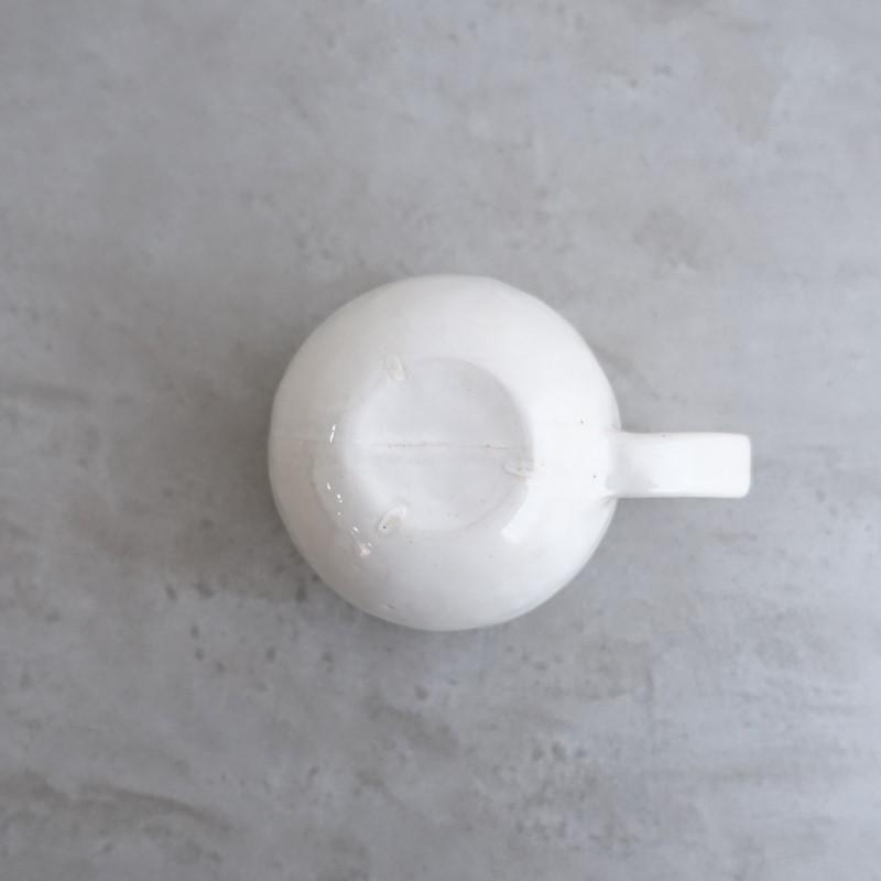 田中直純　手付片口　２個セット 茶器　新品未使用　片口 未使用】田中直純 *マグカップ*コップ白食器【陶器】(wa5-2601-52