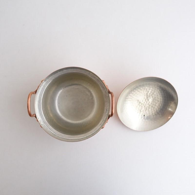 定価2.7万】鍛金工房 WESTSIDE33 *段付き鍋 銅 14cm*小鍋食器調理器具