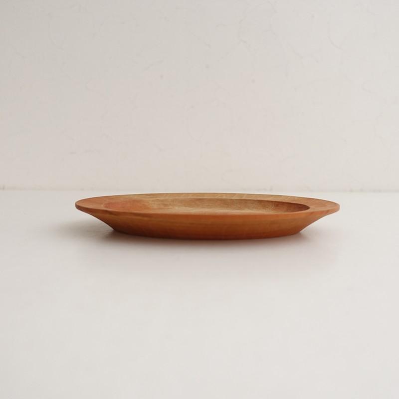 定価1.3万】山口和宏 *オーバルプレート 山桜 20cm*お皿木食器