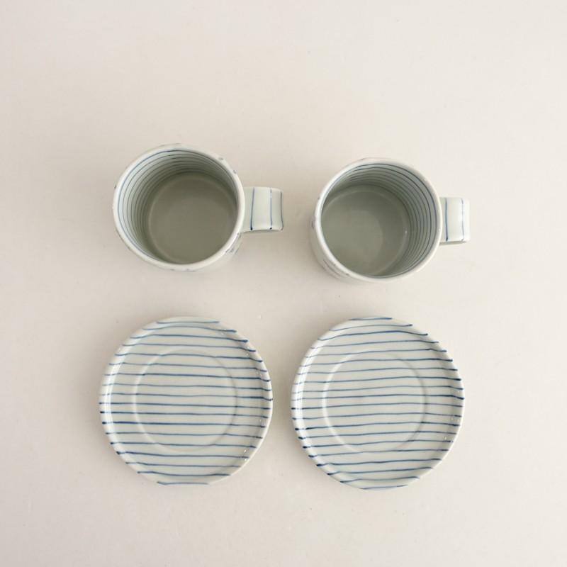 杉浦綾 *カップ&ソーサー 2点セット キッチン柄*食器うつわ器作家