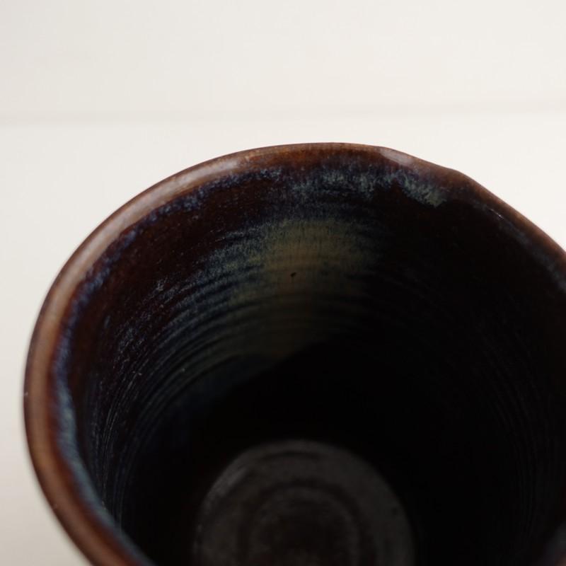 一柳京子 *ピッチャー*水差し食器作家花器花瓶【陶器】(wa5-2602-7