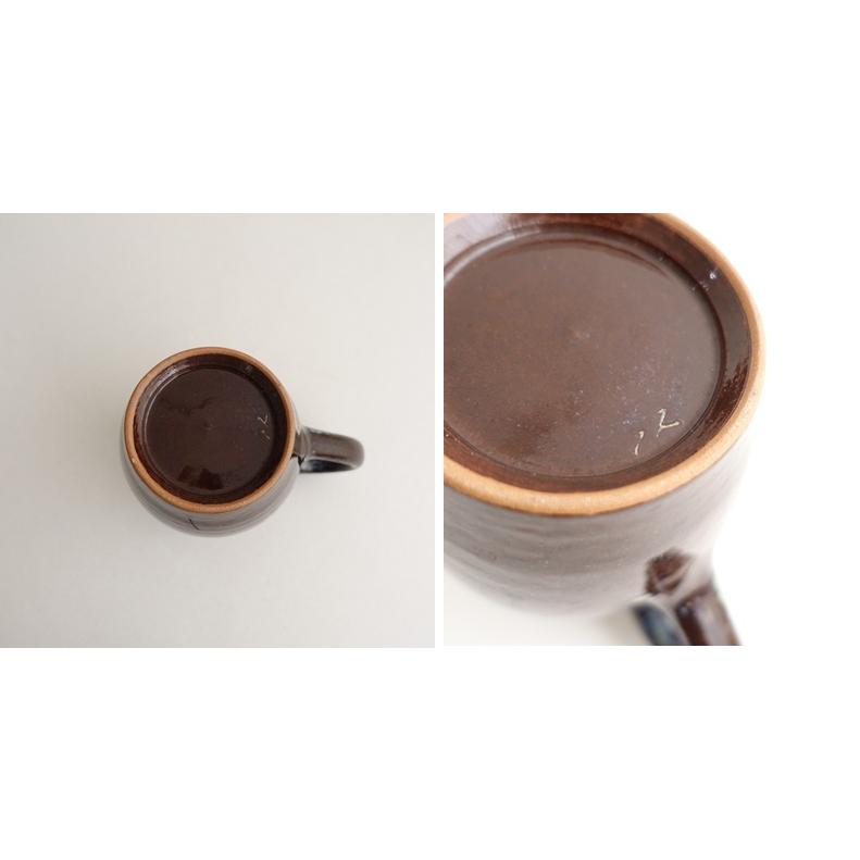 一柳京子 *ピッチャー*水差し食器作家花器花瓶【陶器】(wa5-2602-7