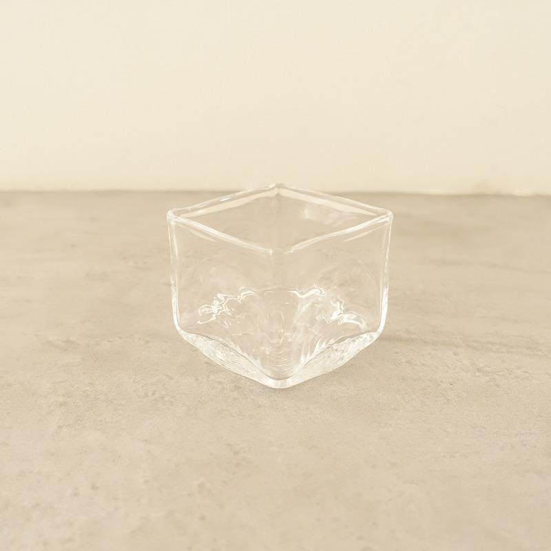 李慶子　ガラス角鉢 3個セット 李慶子 ガラス角鉢 3個セット 李慶子 ガラス角鉢 3個セット -