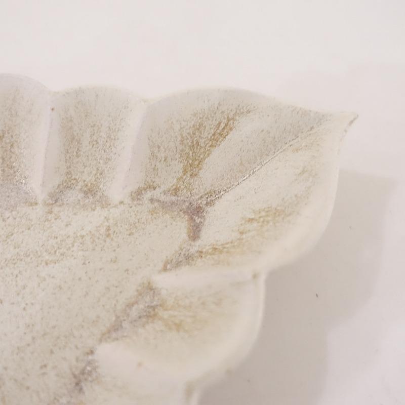 美品】吉沢寛郎 *菱皿 ホワイト*ひし形お皿白食器作家キッチン【陶器