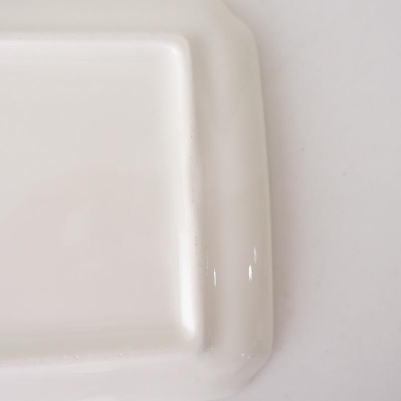 GIEN ジアン *ミモザプレート*長皿スクエア花柄イエロー黄食器 GIEN ジアン *ミモザプレート*長皿スクエア花柄イエロー黄食器