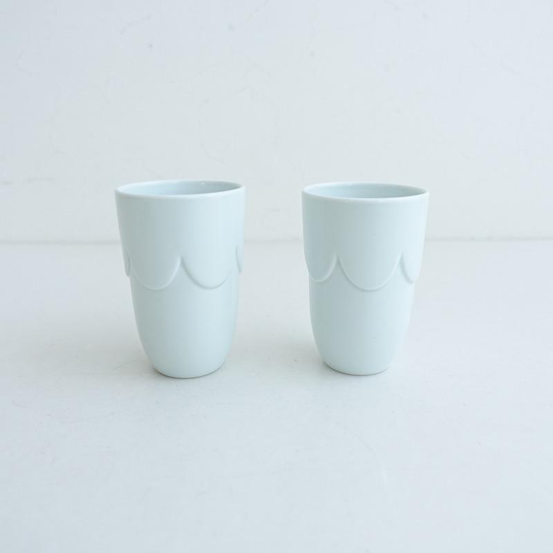 mina perhonen（ミナペルホネン） *pudding カップ ホワイト 2点セット