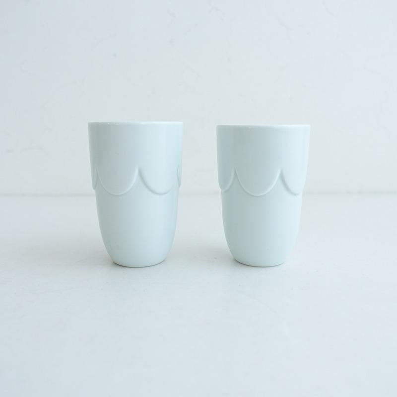 mina perhonen（ミナペルホネン） *pudding カップ ホワイト 2点セット