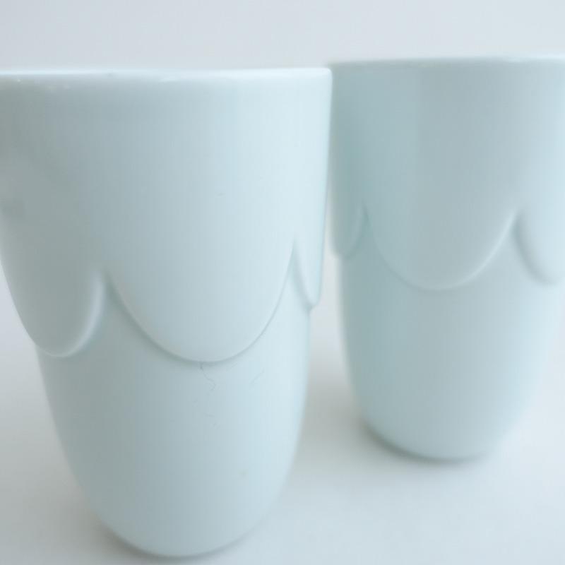 mina perhonen（ミナペルホネン） *pudding カップ ホワイト 2点セット