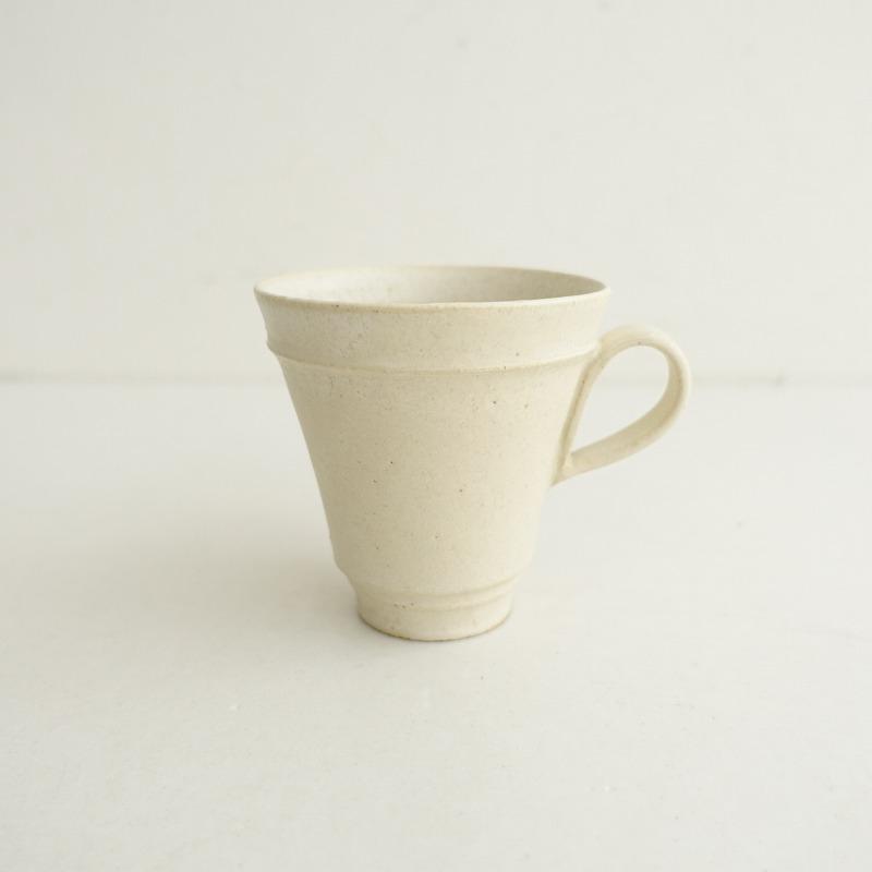 イトウサトミ *マグカップ*コップコーヒーホワイト食器作家