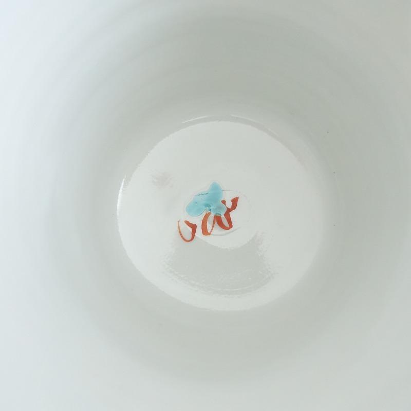 美品】赤地健 *花詰鳥文 フリーカップ 2点セット*器うつわ猪口コップ