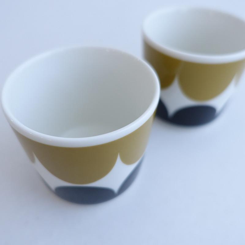 北欧】美品/マリメッコ marimekko *Harka ラテマグ 2個セット*ハルカ