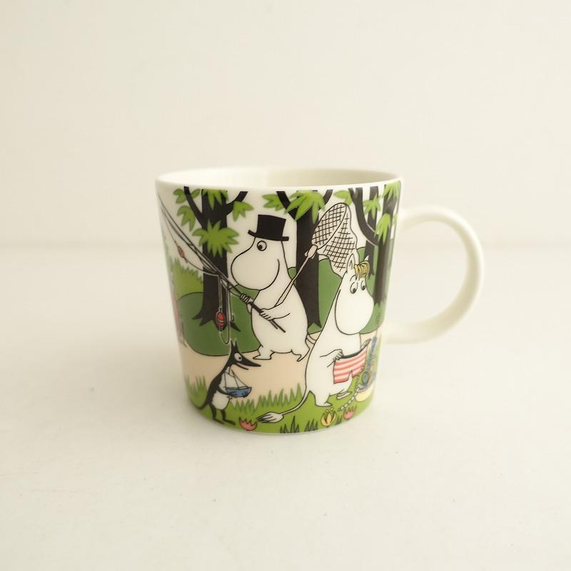 北欧】美品/2018年夏限定/アラビア ARABIA *MOOMIN ムーミンマグ Going
